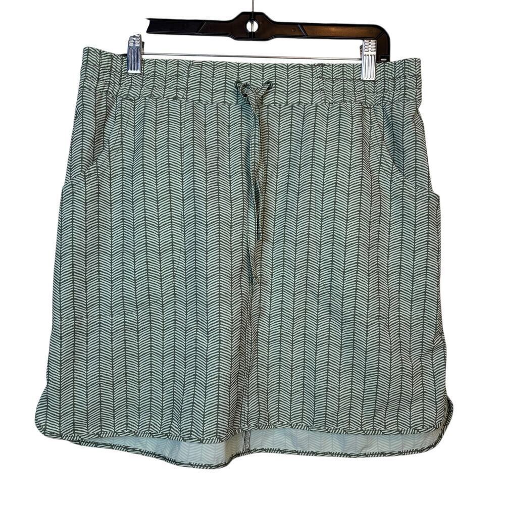 Duluth Trading Co Straight Skirt Size Medium Herringbone Performance Drawstring
